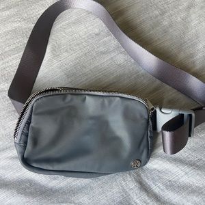 Gray Lululemon fanny pack